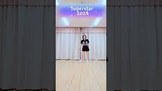 Superstar 2024 Linedance #Demo #High Beginner #스텝변경 #그레이스제이라인댄스 #라인댄스블라썸