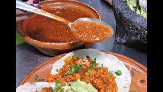 Salsa para tacos al pastor.- RecetasdeLuzMa