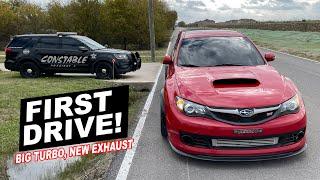 First Drive + Testing 2 Step with my Big Turbo Subaru STi!