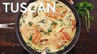 Creamy Garlic Butter Tuscan Salmon