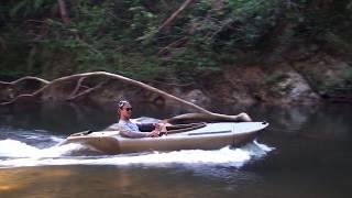 Borneo jungle river journey