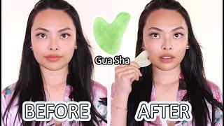 Gua Sha Facial Massage for A Slimmer Face!