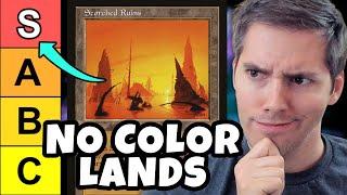 Ranking COLOR-LESS MTG Lands Tier List | Magic: The Gathering