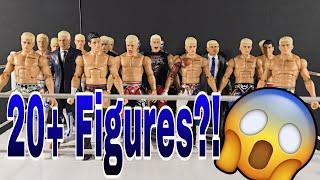 HUGE Collection of WWE Cody Rhodes Action Figures + WWE Stop Motion