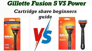 Gillette Fusion 5 and Gillette Fusion 5 Review - Cartridge Razor Shave tutorial for beginners