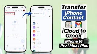 iOS: Transfer Contacts From iCloud to Gmail [iPhone Contacts to Google]