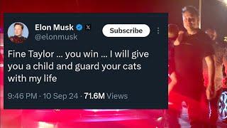 Elon Musk Laughs Off Taylor Swift's Kamala Harris Tweet