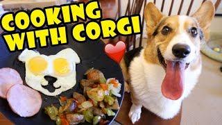 COOKING with CORGI DOG  -- Tasty Fall Recipes || Life After College: Ep. 617