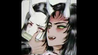 Nezuko and Karaku (edit) Demon slayer:kimetsu no yaiba