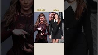Marvel super heroes reel vs real  #marvel #ironman #avangers #hollywood #marvelstudios