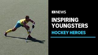 Young hockey hopefuls learn from the Kookaburras, before they take flight for Tokyo | ABC News