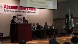 Tony Ventrella at Washington State Labor Council COPE: A People's Campaign