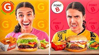 G LA DALLE VS POINT B ! (Quel sera le meilleur fast-food ?)