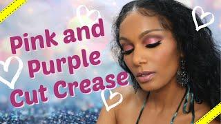 Pink and Purple Cut Crease │Makeup Revolution Forever Flawless Allure Palette