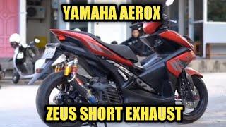 KNALPOT GP TECH ZEUS SHORT || YAMAHA AEROX ~ Jeri Carlone