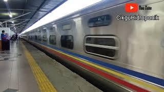 Travel by train. KTM - Keretapi Tanah Melayu - Malaysia
