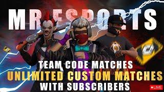 MR GOOD GAMING UNLIMITED CUSTOM MATCHES WITH SUBSCRIBERS #freefire #freefirelive #roommatch