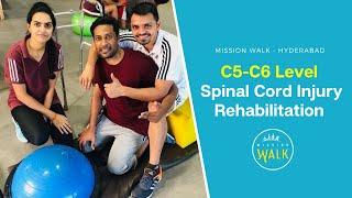 C5 - C6 Spinal Cord Injury Treatment | Medha at Mission walk Hyderabad | Dr Ravi | 9177300194