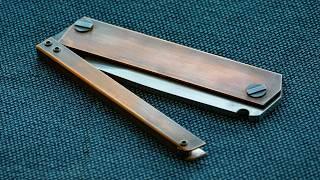 Knife Making - Copper Folding Knife