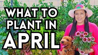 Top 40 Veggies To Plant In APRIL For A Thriving Spring Garden // Garden Planting Inspiration