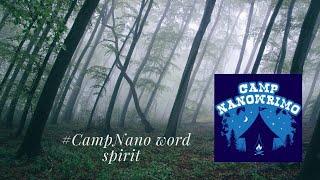 #campnano writing & editing sprints,  first week