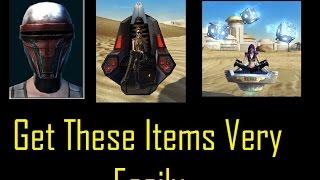 SWTOR: How to Get Revans Mask, Hoverchair, Command Throne Very Easily| CM Certificate Guide