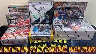 5 Box High-End & 2 Box Basketball Mixer Breaks - SPECTRA, NOIR, PRIZM, & MORE!