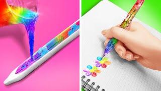 ASTUCES SCOLAIRES GÉNIALES || Créations DIY en résine époxy ! Créations pour vous par 123 GO! Series