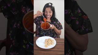 Momo Chutney Eating Life Hack#shorts #ytshorts #comedy #lifehacks #foodhacks #momos #youtubeshorts