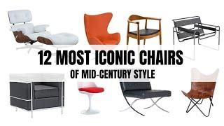 Mid-Century Modern Design Style Iconic Chairs - Home Decor Ideas