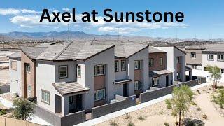 New Townhomes For Sale Northwest Las Vegas | Axel by Lennar at Sunstone - Ramsey Tour $387k+