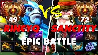 RINCYQ (NATURE'S PROPHET) Carry vs SANCTITY (SNIPER) Mid - Battle Of Pro Dota 2 Players - Z Dota 2