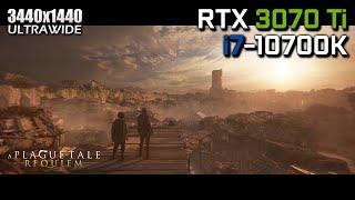 A Plague Tale: Requiem - RTX 3070 Ti & i7-10700K | Max Settings 3440x1440