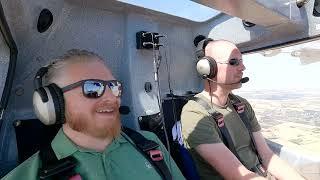 Surprise Flight to Beccles in Rich's CTSW Microlight (VLOG Version) 4K - Student Pilot