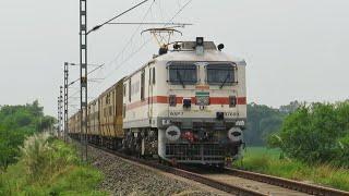 Single Line TRAINS ACTIONS & CROSSING | Katwa-Ahmadpur & Katwa-Barddhaman Section | Indian Railways