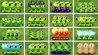 All PEA Plants Vs Team Gravestones - Who WIll Win? - Pvz 2 Plant vs Plant