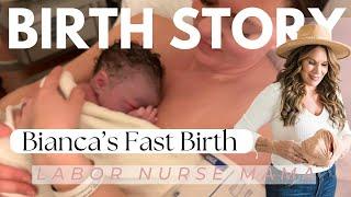 Powerful Birth Story: Bianca’s Fast, Water labor in a tub  & Unmedicated Unmedicated Birth