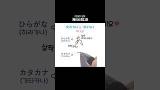 히라가나&가타카나 ‘아(a) 쓰기’️ #일본어공부 #learnjapanese