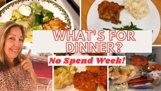 What’s for dinner? The last recipe is a game changer! No Spend Grocery Challenge! ￼Real Life Meals!