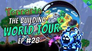 Use THESE Materials to Build: Custom Home Terraria NURSE + ARMS DEALER | World Tour Episode #28 |