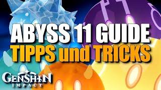 ABYSS 11 IST ABSOLUT NICHT SCHWER wenn du DAS BEACHTEST! Abyss 11 GUIDE I Genshin Impact