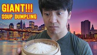 GIANT Soup Dumpling Xiao Long Bao Food Review!