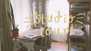 Art Studio Tour◆ full time freelance illustrators studio