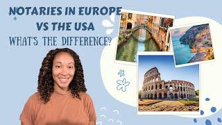 How Notaries in Europe Are Different from the U.S. (Live from Italy!)