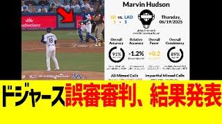 ドジャース山本由伸への誤審審判、結果発表…