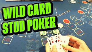 WILD CARD STUD POKER  Big Bets and a Win ️