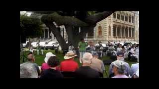 RoyalHawaiianBand 3/4 ( 2.28.2014)  Iolani Palace Concert