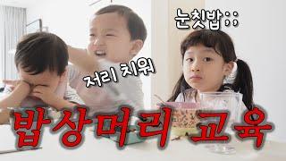 먹여주는 식사는 그만 스스로 먹을 수 있게 교육 합시다. / 채유랑 고양이 카페도 다녀왔어요