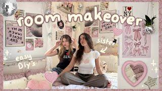 aesthetic room makeover *for my sister* 🪩 🩰･ﾟ: