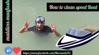 speed boat clean